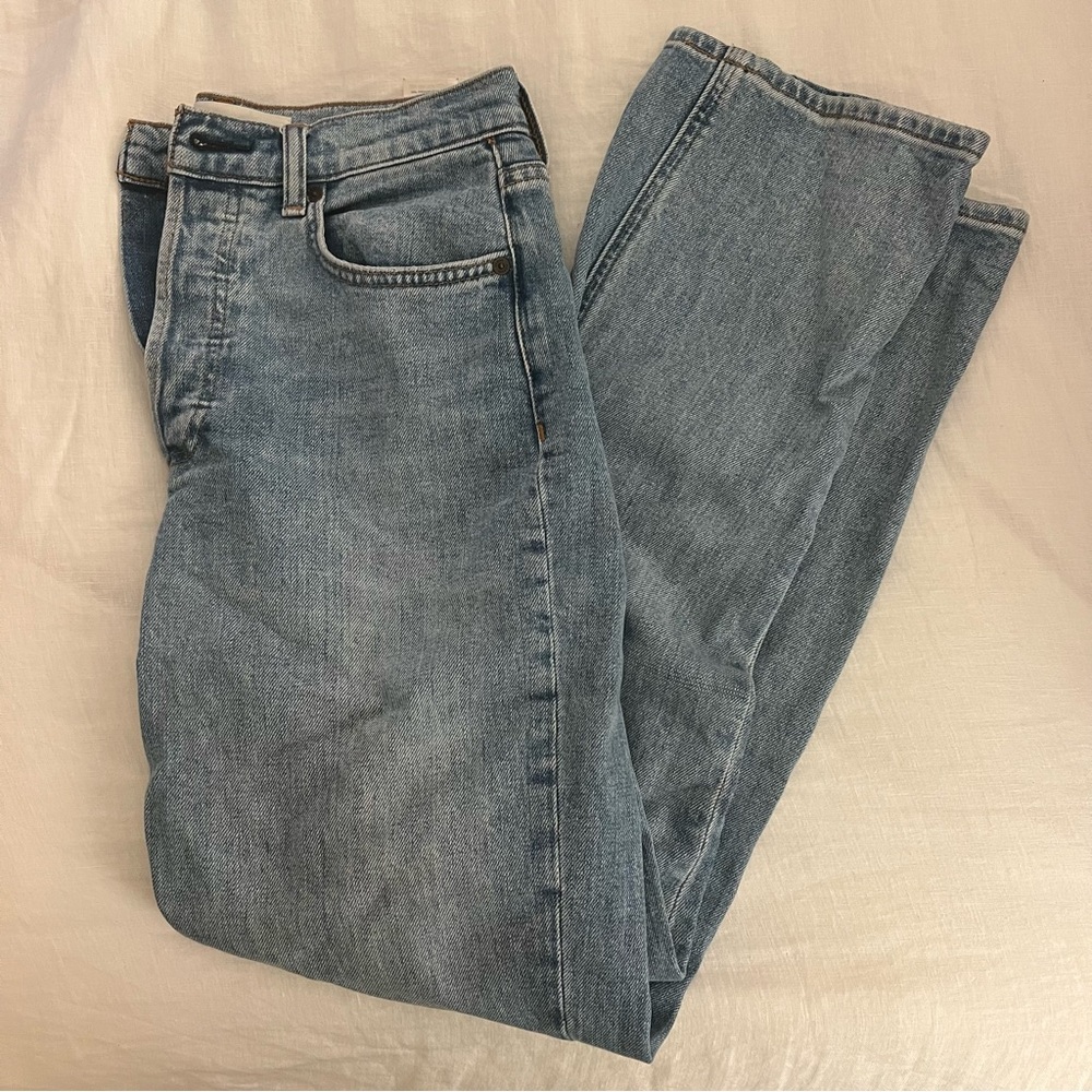 The Arlo High Rise Straight Jeans Aritzia